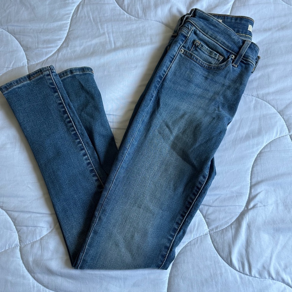 Levi's Slim Straight Jeans size 24 - Picture 2 of 6